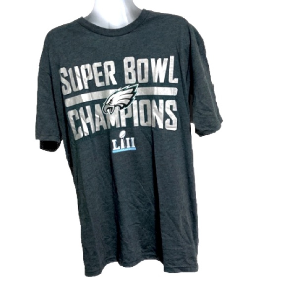 NFL Philadelphia Eagles Super Bowl LII Champions Casual Tshirt Mens Large